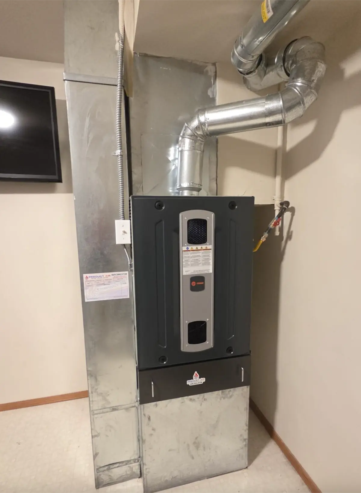 New Trane two-stage gas furnace